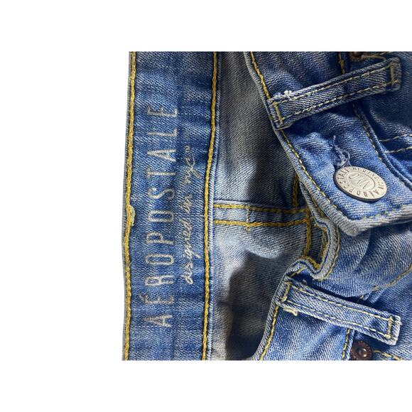 Women's Aeropostal Jeggings Size 4 7"Rise - Picture 4 of 9